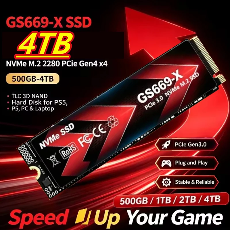 Ssd 500Gb - GS669-X M.2 NVMe SSD 500GB-4TB 2280