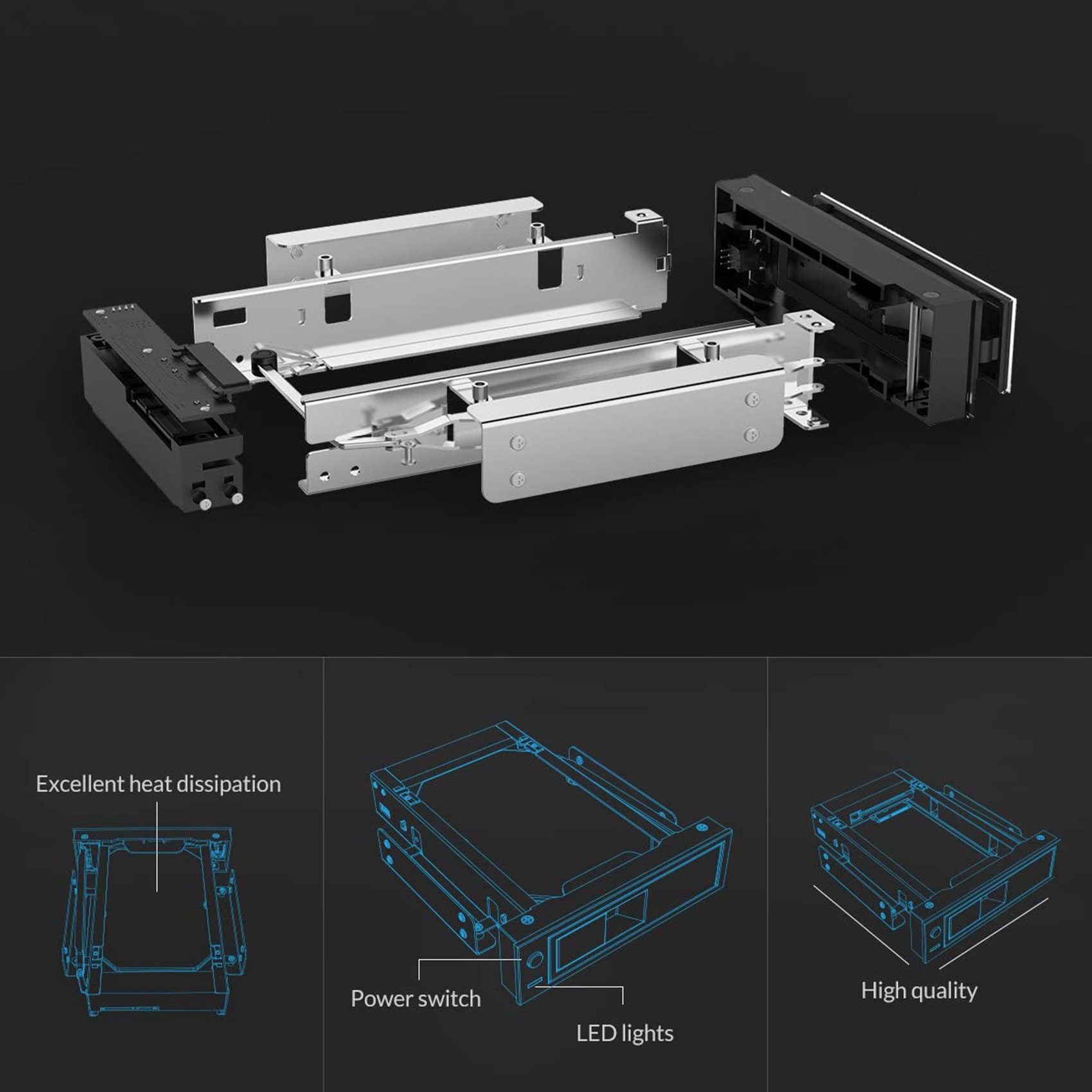 Sata Ssd - 【DT56】1106SS 5.25 Trayless Hot Swap Mobile
