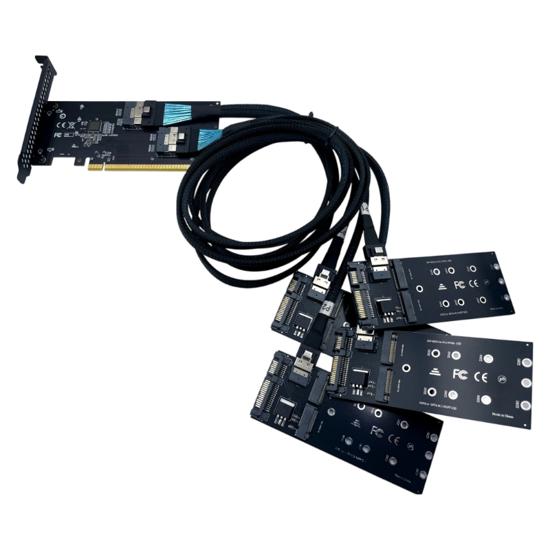 NEW PCIe X16 SFF‑8654 SlimSAS  - огляд і ціна Memory Card Ssd