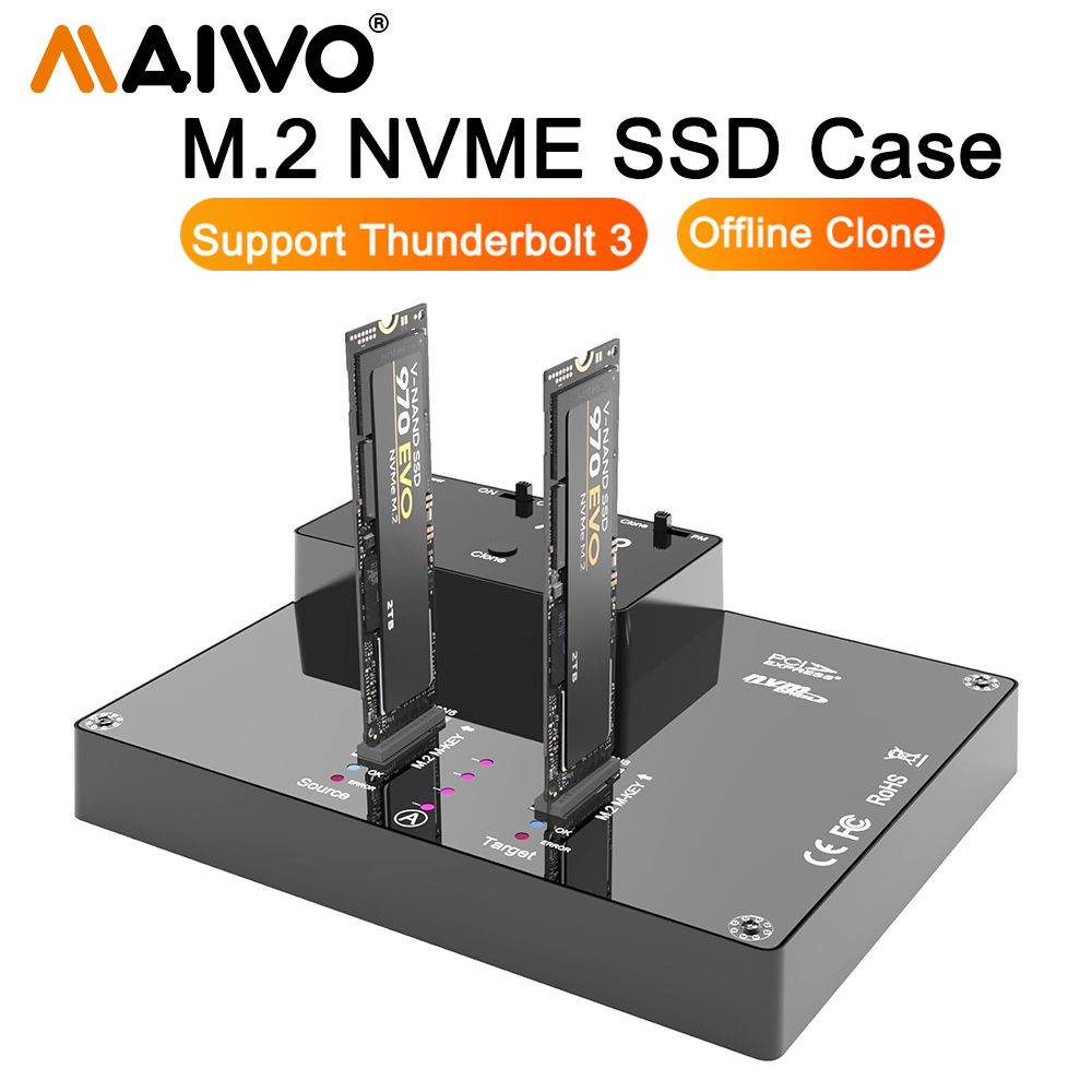 MAIWO 2 Bay M2 NVMe Docking St - огляд і ціна 8Tb M2 Nvme Ssd