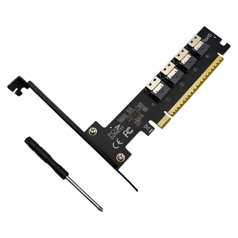 NEW 4 Port SFF-8654 4i SlimSAS - огляд і ціна Memory Card Ssd