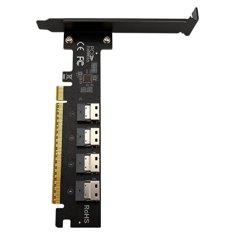 NEW 4 Port SFF-8654 4i SlimSAS - огляд і ціна Memory Card Ssd