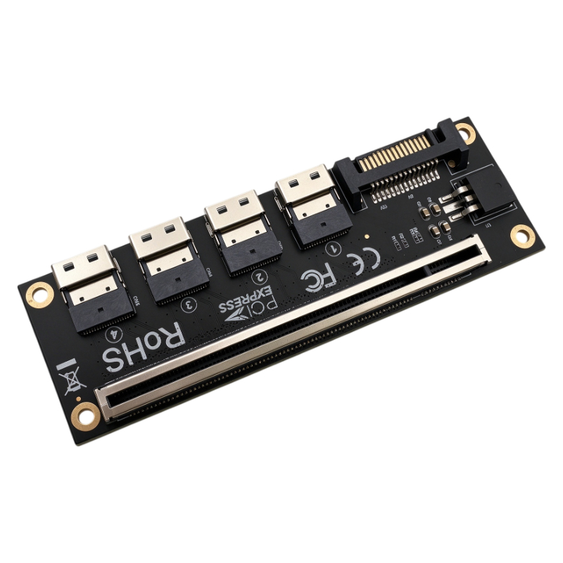 PCIe 4.0 X16 to 4 Ports SFF-86 - огляд і ціна Memory Card Ssd